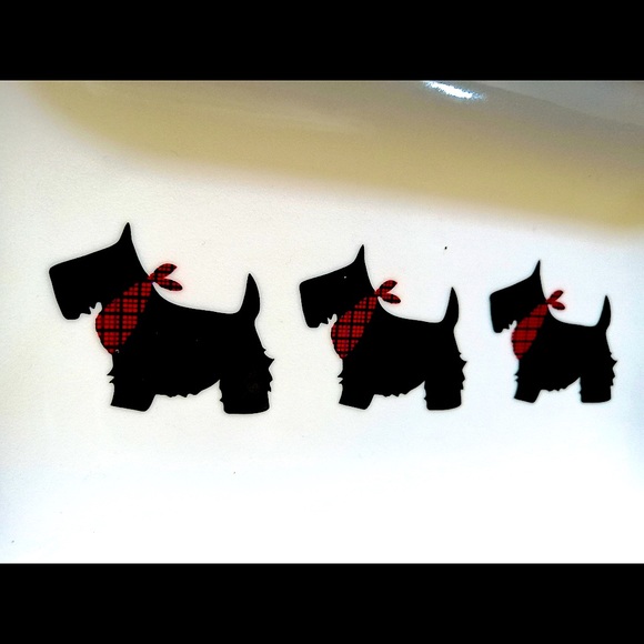 2 Small Scottie Serving & Trinket Dishes - Picture 2 of 3